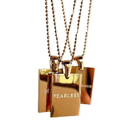 Empowerment Necklace, “Fearless”